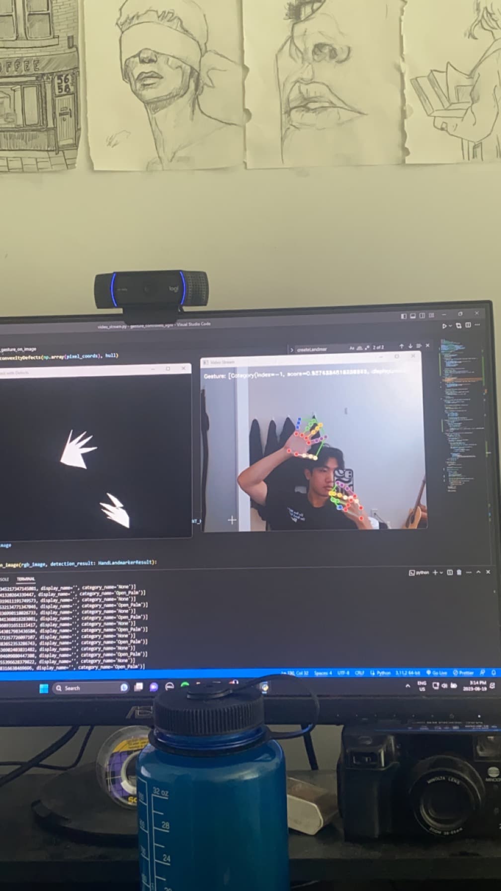 Gesture-Controlled Light w/ Computer Vision